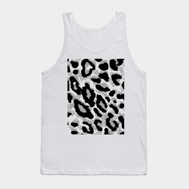 Leopard animal print pattern Tank Top by Spinkly